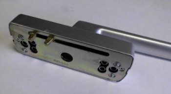 Siegenia PSK 200-Z Hebel rechts , EV1/silber