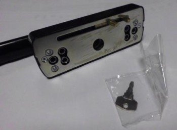 Siegenia PSK 200-Z Hebel links, braun/9003 abschließbar