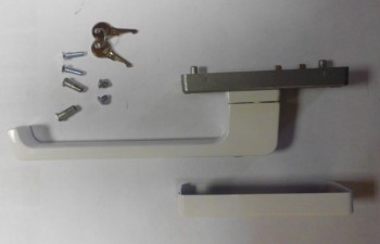 G-U Drehgriff Dirigent 966 Weiss rechts, abschließbar