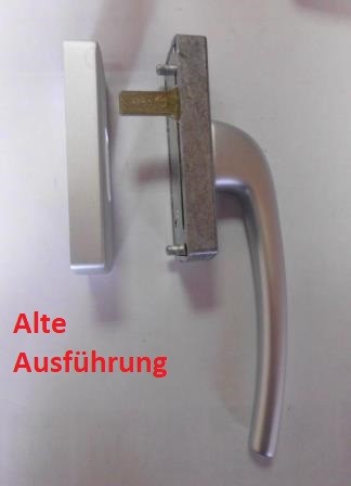 Hautau HKS Hebel - Aufsatzgetriebe 202 AG rechts EV1/silber