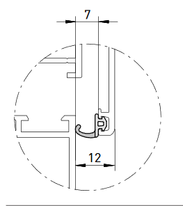 Heroal Anschlagdichtung 17550 00
