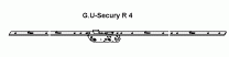 GU Secury R4 Haustürschloß 65/92/10/20 silber