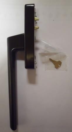 Siegenia PSK 200-Z Hebel links, braun/9003 abschließbar