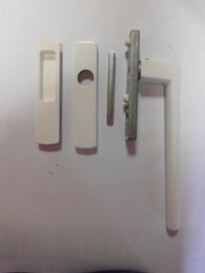 Siegenia HS-Hebel 200/300 innen, weiß/RAL 9003