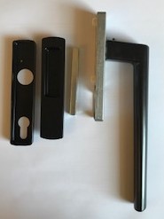 Siegenia HS-Hebel 200/300 PZ innen schwarzbraun