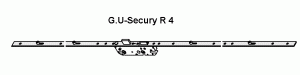 GU Secury R4 Haustürschloß 45/92/10/16 silber