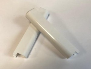 Aubi Eckband Abdeckkappe EK211 weiß