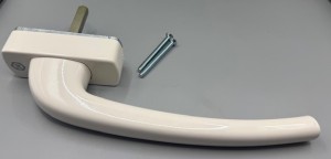 Hautau LM-Griff Z/E 201 EG cremeweiß, RAL9001