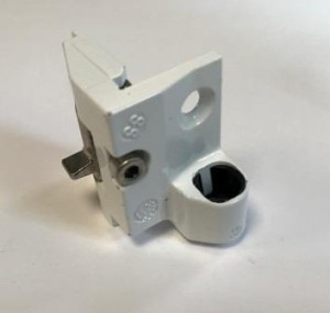 Hueck Ecklager kompl. rs weiß Z994254