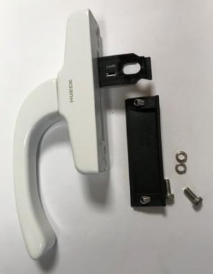 Hueck Fenstergriff Z 994188 weiß m. FBS