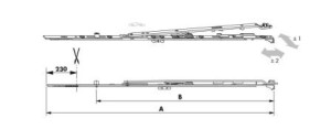 Siegenia Schere 7 Gr. 50