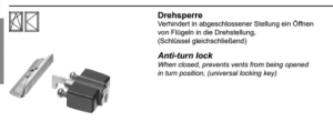 Schüco Drehsperre EV1, 277193