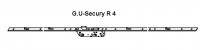GU Secury R4 Haustürschloß 65/92/10/16 silber